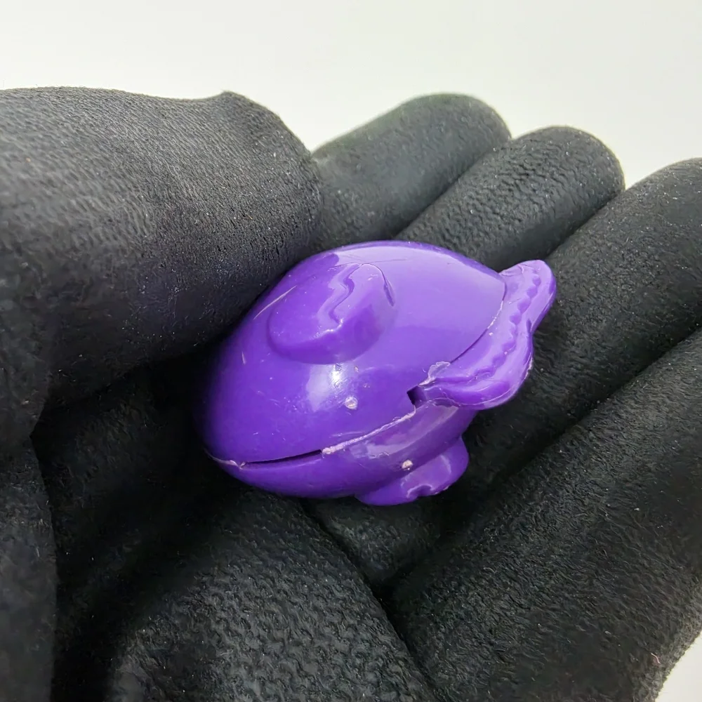 Fish Plastic 1 2 3 4 Red Green Purple Orange Lot of 4